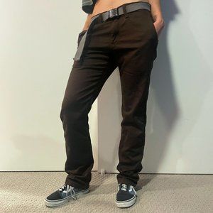 NWOT brown Vans relaxed fit chinos, 30